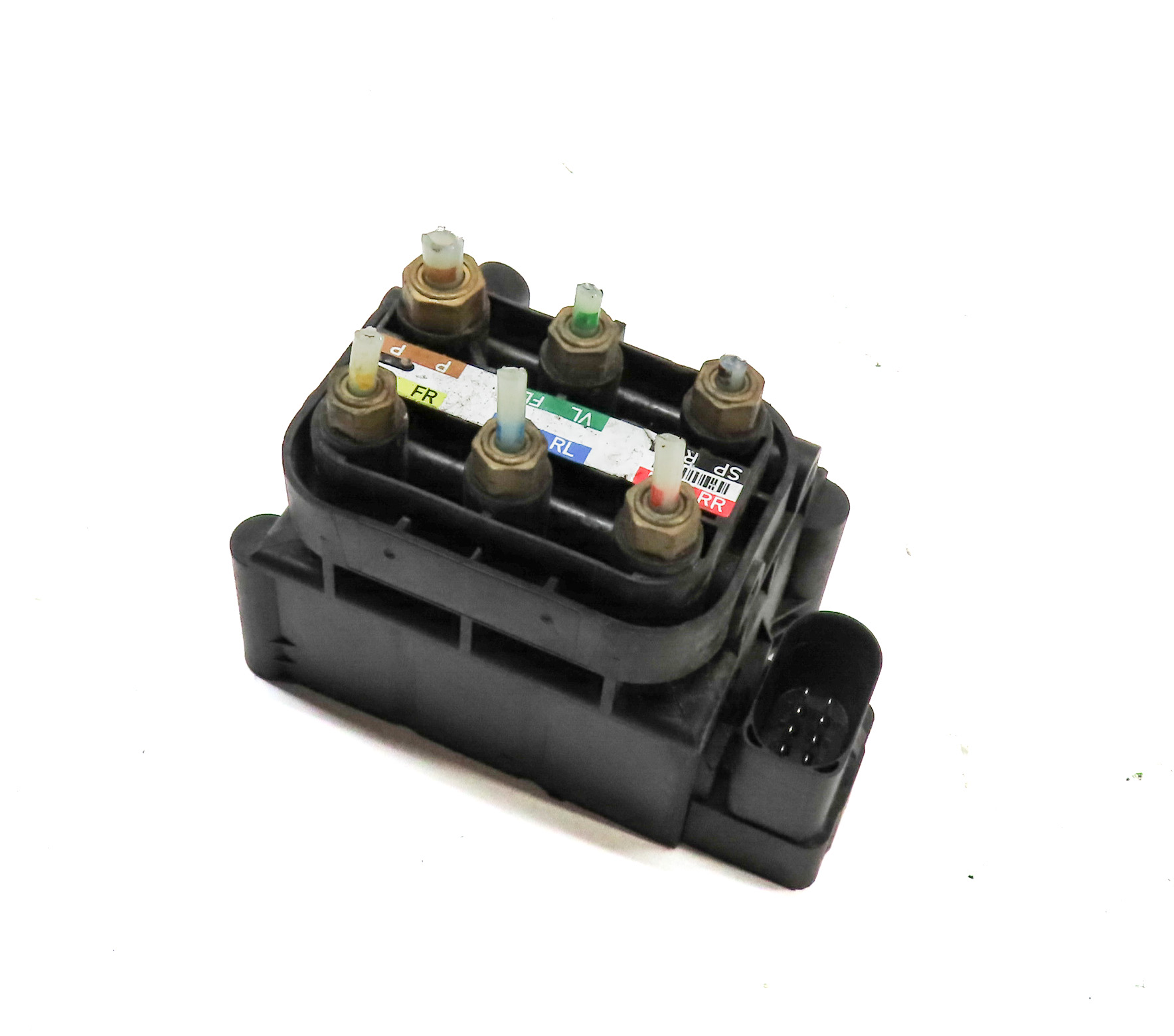 2014 MERCEDES GL450 (X166) AIR SUSPENSION COMPRESSOR DISTRIBUTION VALVE BLOCK — exact item pictured